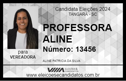 Candidato PROFESSORA ALINE 2024 - TANGARÁ - Eleições