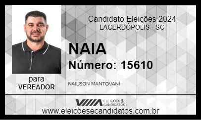 Candidato NAIA 2024 - LACERDÓPOLIS - Eleições