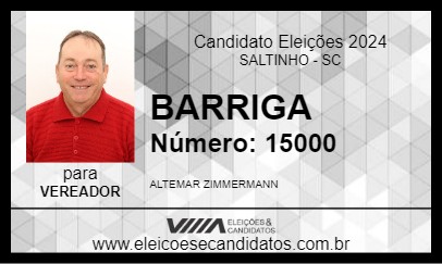 Candidato BARRIGA 2024 - SALTINHO - Eleições