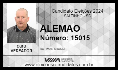 Candidato ALEMAO 2024 - SALTINHO - Eleições