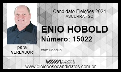 Candidato ENIO HOBOLD 2024 - ASCURRA - Eleições