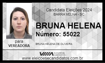 Candidato BRUNA HELENA 2024 - BARRA VELHA - Eleições