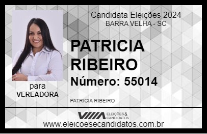 Candidato PATRICIA RIBEIRO 2024 - BARRA VELHA - Eleições