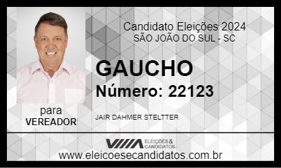 Candidato GAUCHO 2024 - SÃO JOÃO DO SUL - Eleições