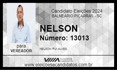 Candidato NELSON 2024 - BALNEÁRIO PIÇARRAS - Eleições