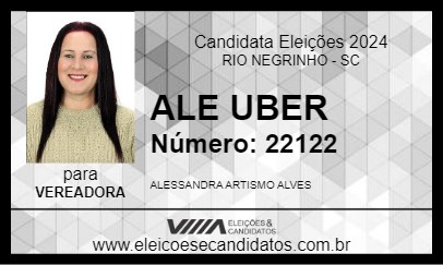 Candidato ALE UBER 2024 - RIO NEGRINHO - Eleições