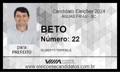 Candidato BETO 2024 - ÁGUAS FRIAS - Eleições