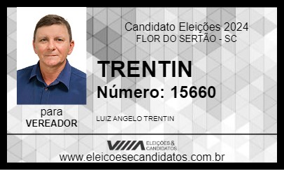 Candidato TRENTIN 2024 - FLOR DO SERTÃO - Eleições