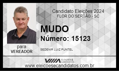 Candidato MUDO 2024 - FLOR DO SERTÃO - Eleições