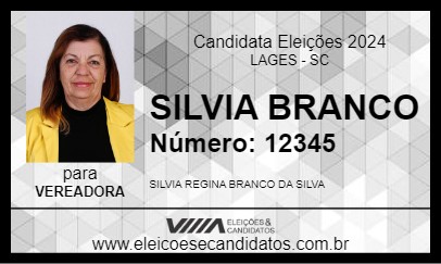 Candidato SILVIA BRANCO 2024 - LAGES - Eleições