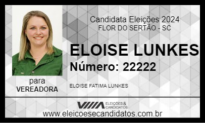 Candidato ELOISE 2024 - FLOR DO SERTÃO - Eleições