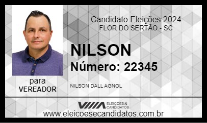 Candidato NILSON 2024 - FLOR DO SERTÃO - Eleições