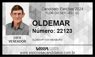 Candidato OLDEMAR 2024 - FLOR DO SERTÃO - Eleições