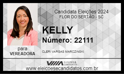 Candidato KELLY 2024 - FLOR DO SERTÃO - Eleições