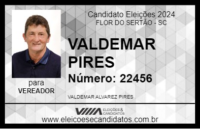 Candidato VALDEMAR 2024 - FLOR DO SERTÃO - Eleições