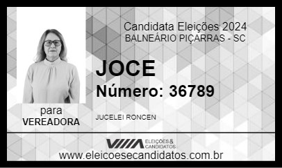 Candidato JOCE 2024 - BALNEÁRIO PIÇARRAS - Eleições