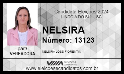 Candidato NELSIRA 2024 - LINDÓIA DO SUL - Eleições