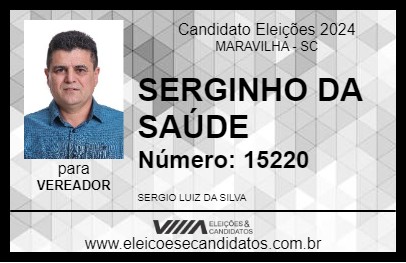 Candidato SERGINHO DA SAÚDE 2024 - MARAVILHA - Eleições