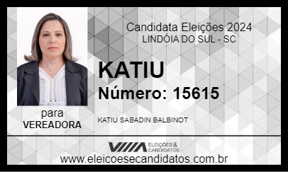 Candidato KATIU 2024 - LINDÓIA DO SUL - Eleições