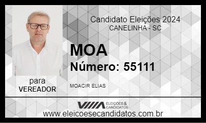 Candidato MOA 2024 - CANELINHA - Eleições