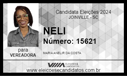 Candidato NELI 2024 - JOINVILLE - Eleições