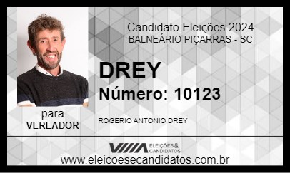 Candidato DREY 2024 - BALNEÁRIO PIÇARRAS - Eleições