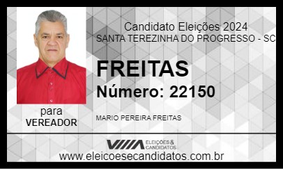 Candidato FREITAS 2024 - SANTA TEREZINHA DO PROGRESSO - Eleições