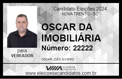 Candidato OSCAR DA IMOBILIÁRIA 2024 - NOVA TRENTO - Eleições