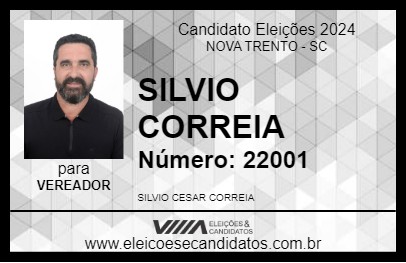 Candidato SILVIO CORREIA 2024 - NOVA TRENTO - Eleições