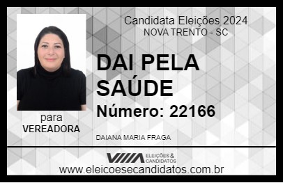 Candidato DAI PELA SAÚDE 2024 - NOVA TRENTO - Eleições