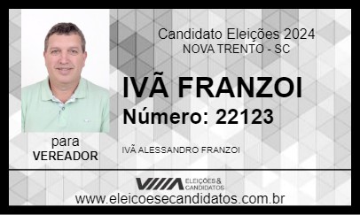 Candidato IVÃ FRANZOI 2024 - NOVA TRENTO - Eleições