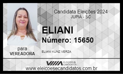 Candidato ELIANI 2024 - JUPIÁ - Eleições