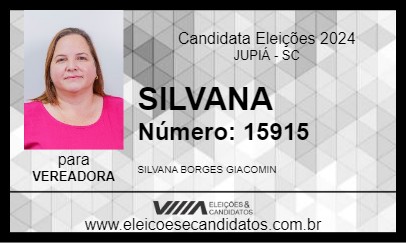 Candidato SILVANA 2024 - JUPIÁ - Eleições