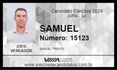 Candidato SAMUEL 2024 - JUPIÁ - Eleições