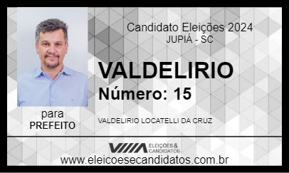 Candidato VALDELIRIO 2024 - JUPIÁ - Eleições