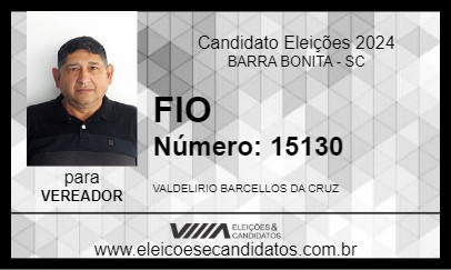 Candidato FIO 2024 - BARRA BONITA - Eleições