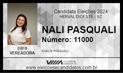 Candidato NALI PASQUALI 2024 - HERVAL D\OESTE - Eleições