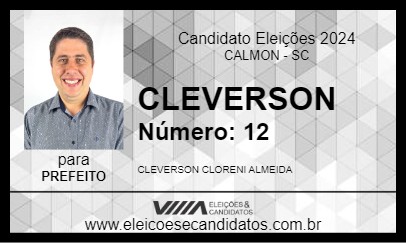 Candidato CLEVERSON 2024 - CALMON - Eleições