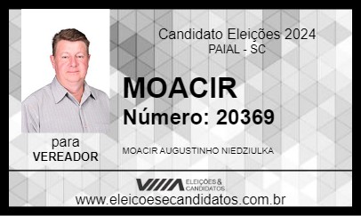 Candidato MOACIR 2024 - PAIAL - Eleições