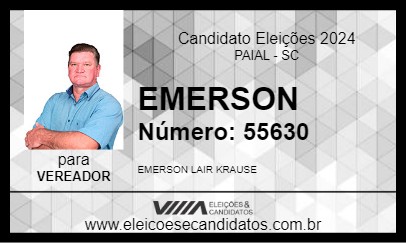 Candidato EMERSON 2024 - PAIAL - Eleições