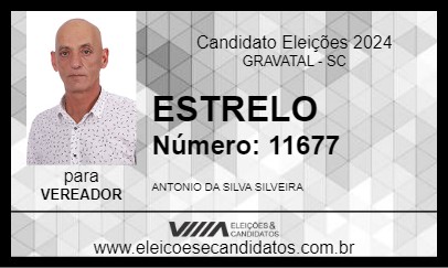 Candidato ESTRELO 2024 - GRAVATAL - Eleições