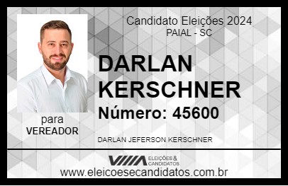 Candidato DARLAN KERSCHNER 2024 - PAIAL - Eleições