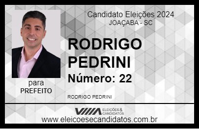 Candidato RODRIGO PEDRINI 2024 - JOAÇABA - Eleições