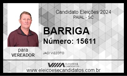 Candidato BARRIGA 2024 - PAIAL - Eleições