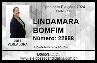 Candidato LINDAMARA BOMFIM 2024 - PAIAL - Eleições