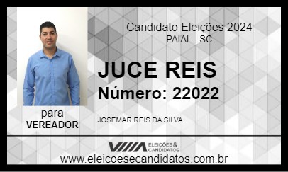 Candidato JUCE REIS 2024 - PAIAL - Eleições