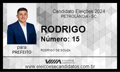 Candidato RODRIGO 2024 - PETROLÂNDIA - Eleições