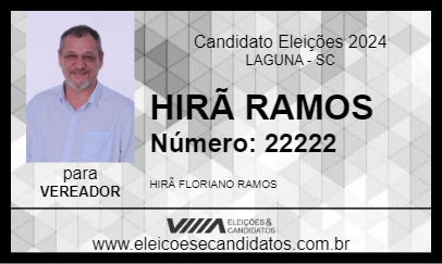 Candidato HIRÃ RAMOS 2024 - LAGUNA - Eleições