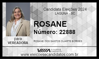 Candidato ROSANE 2024 - LAGUNA - Eleições