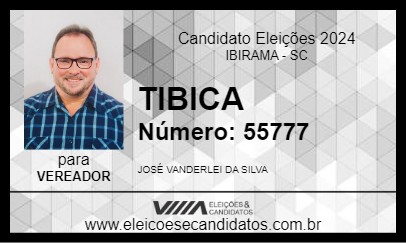 Candidato TIBICA 2024 - IBIRAMA - Eleições